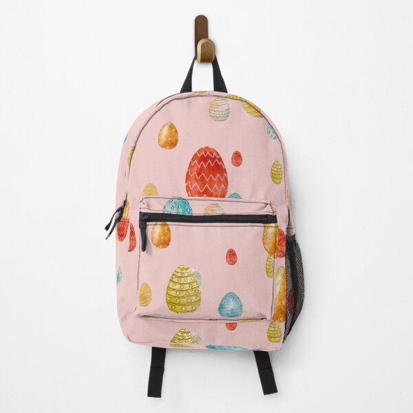 Item preview, Egg textured Easter ornate pattern a watercolor pink designed and sold by Yana Mustafina | Boho Soulful Designs.