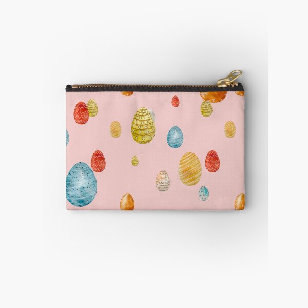 Item preview, Egg textured Easter ornate pattern a watercolor pink designed and sold by Yana Mustafina | Boho Soulful Designs.