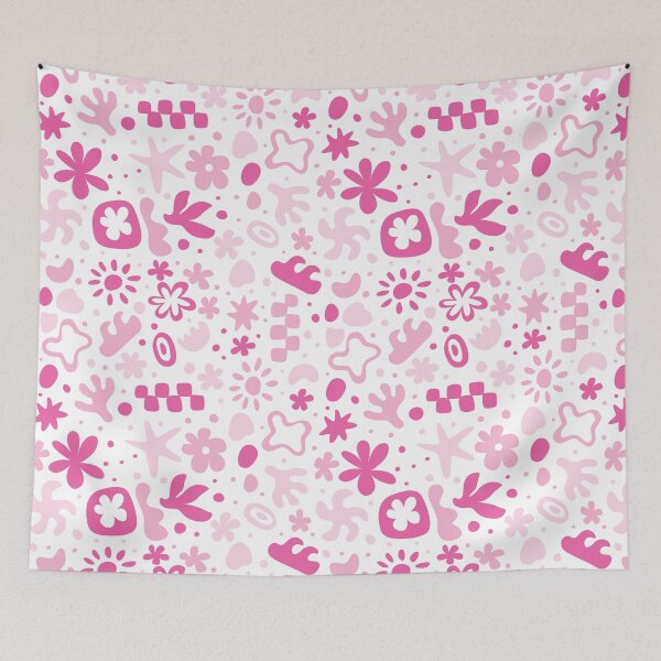 Item preview, MATISSE ABSTRACT WHITE AND PINK designed and sold by blomastudios.