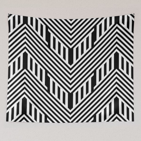 Item preview, ' Black and White ' Chevron. designed and sold by MARYMAXMAC.