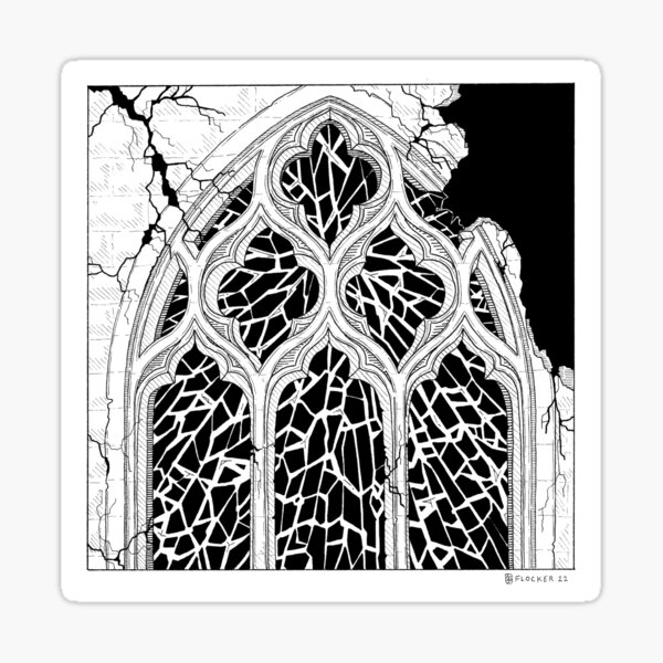 Famine of Gods Word Sticker