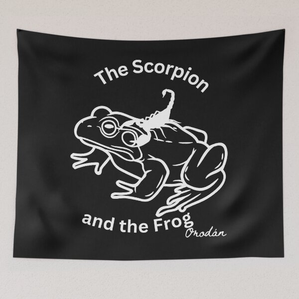 Item preview, THE SCORPION AND THE FROG-AN ANCIENT SPIRITUAL TALE BUDDHISM,JOGA, MAGIC, TATTOO,  designed and sold by IORODAN.