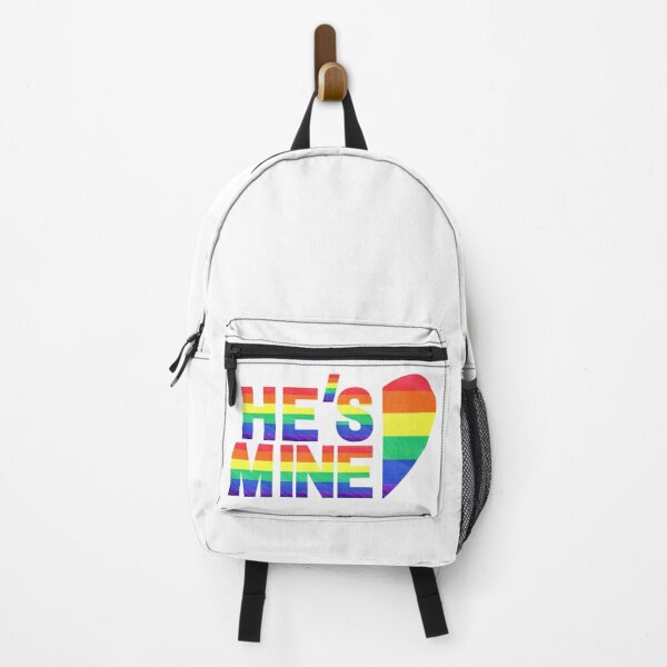 Item preview, hes mine - matching lgbt couple (white ver) designed and sold by -justb-.