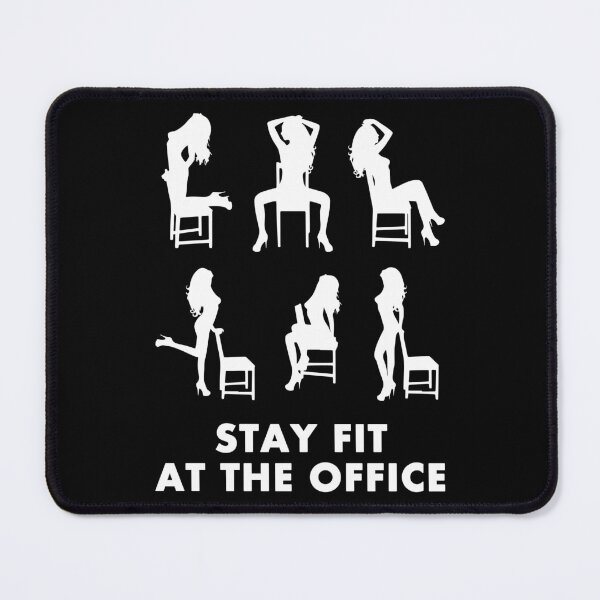 Item preview, Stay Fit at the Office [for Dark Stuff] designed and sold by Moodific.