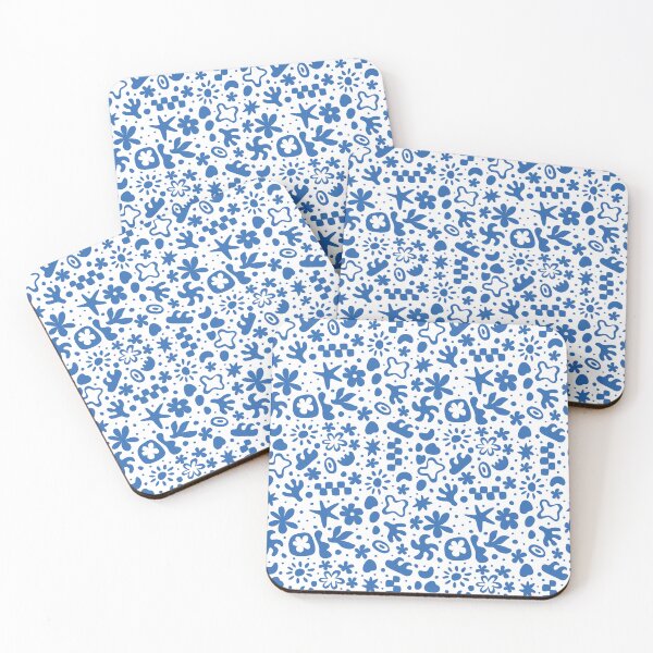 Item preview, MATISSE ABSTRACT WHITE AND BLUE designed and sold by blomastudios.