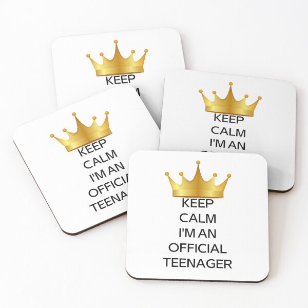 Item preview, Keep calm I'm an official teenager designed and sold by Design Kingdom.