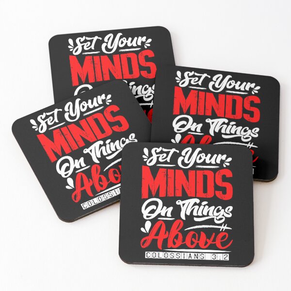 Item preview, Set Your Minds On Things Above - Colossians 3:2 designed and sold by plushism.