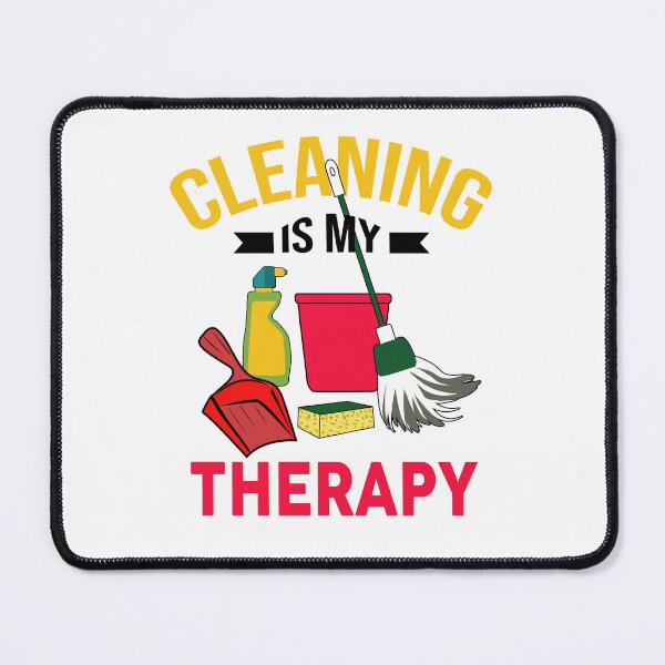 Item preview, cleaning is my therapy designed and sold by Bobeys.