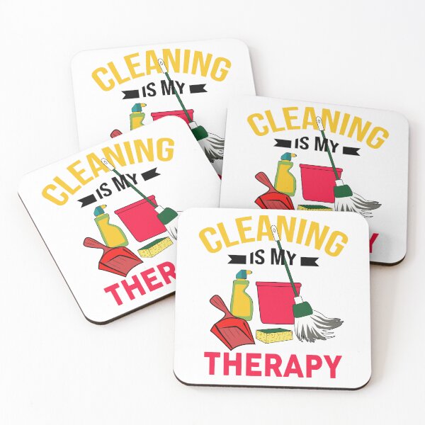Item preview, cleaning is my therapy designed and sold by Bobeys.