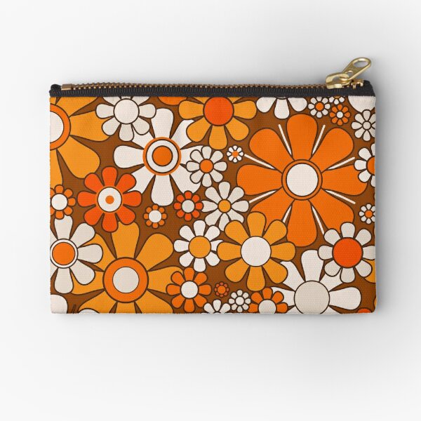 Kate Spade: Brown Orange Floral Print Bag | Silkroll