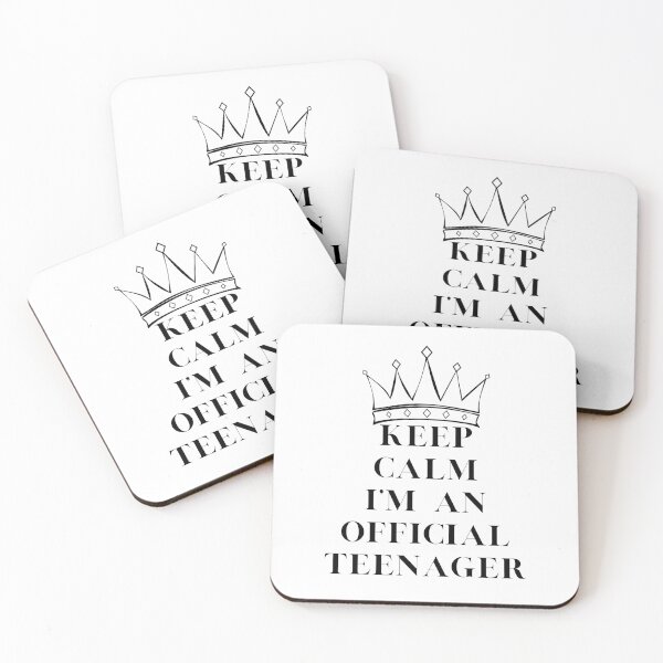 Item preview, Keep calm I'm an official teenager designed and sold by Design Kingdom.