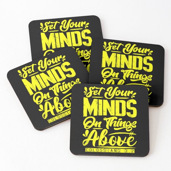 Item preview, Set Your Minds On Things Above - Colossians 3:2 designed and sold by plushism.