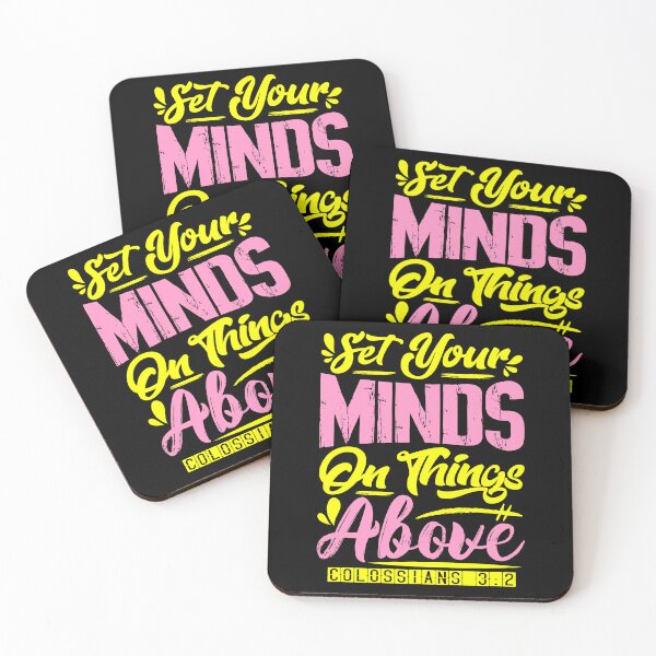 Item preview, Set Your Minds On Things Above - Colossians 3:2 designed and sold by plushism.