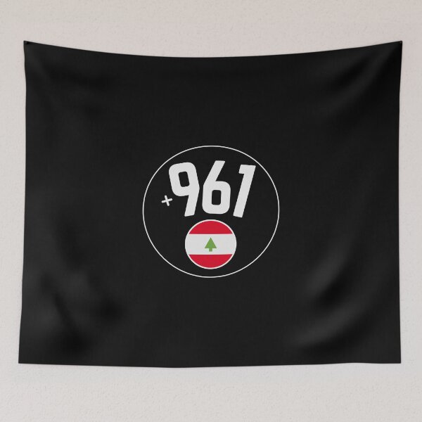 Item preview, LEBANON 961 country code logo badge designed and sold by LeddsoDello.