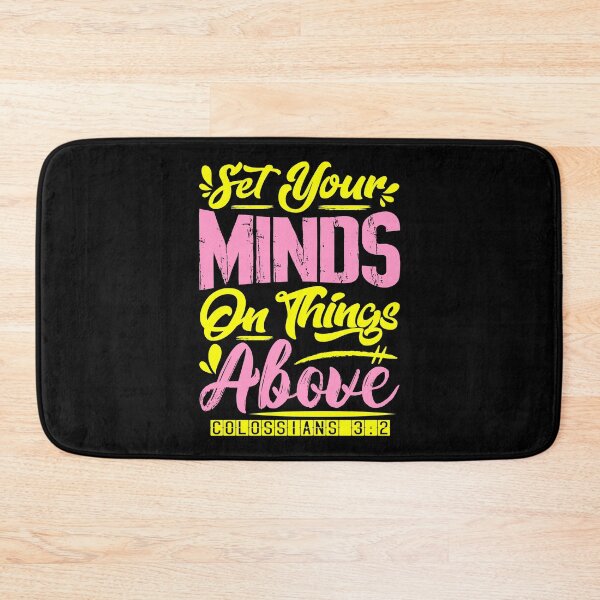 Item preview, Set Your Minds On Things Above - Colossians 3:2 designed and sold by plushism.