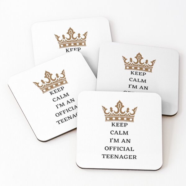 Item preview, Keep calm I'm an official teenager designed and sold by Design Kingdom.