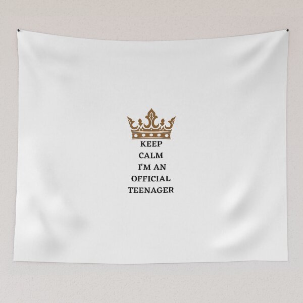 Item preview, Mantén la calma, soy un adolescente oficial. designed and sold by Design Kingdom.