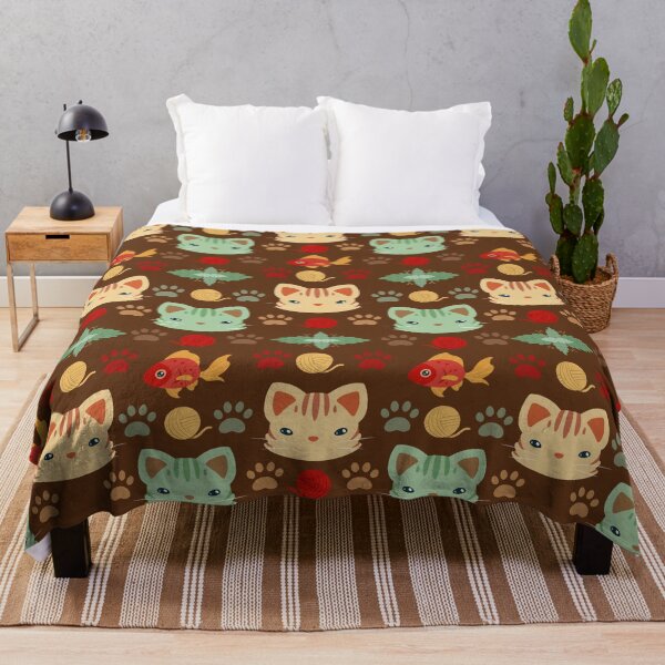 Item preview, What's Cool with the Kitty Cats in Brown designed and sold by PaperRain.