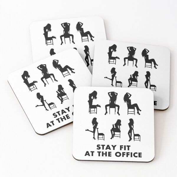 Item preview, Stay Fit at the Office [for Light Stuff] designed and sold by Moodific.