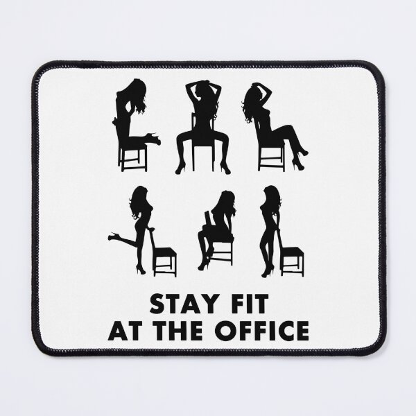 Item preview, Stay Fit at the Office [for Light Stuff] designed and sold by Moodific.