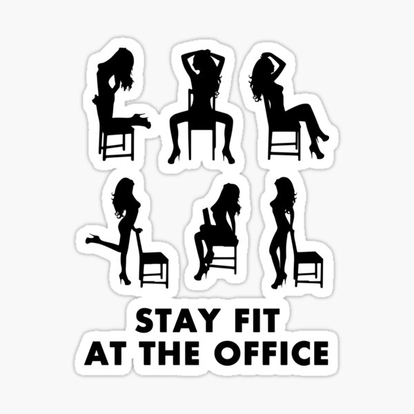 Stay Fit at the Office [for Light Stuff] Sticker
