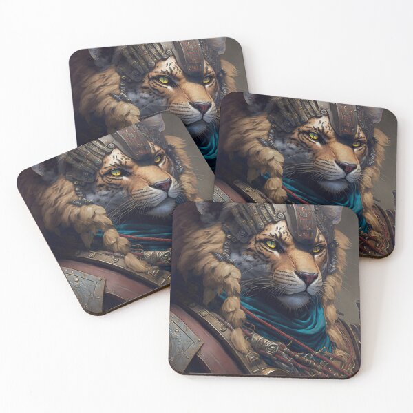 Item preview, Cyberpunk Lion Bounty Hunter designed and sold by TortillaChief.