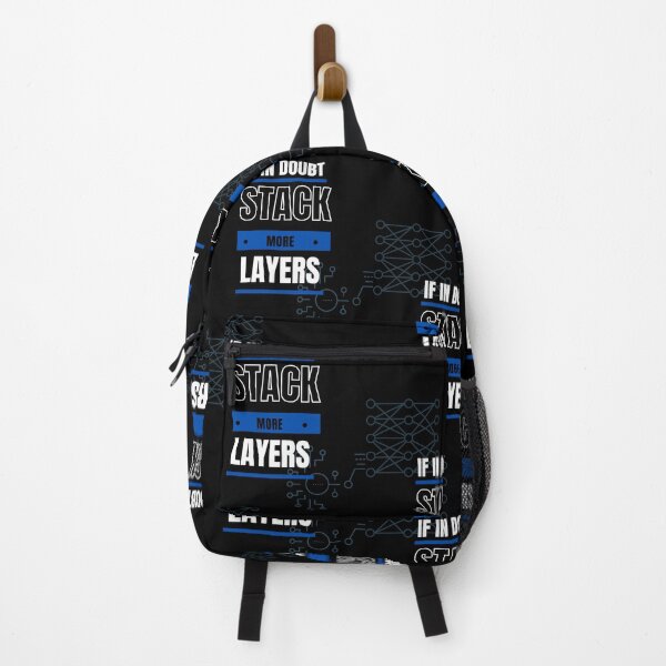Item preview, If in doubt stack more layers neural network design designed and sold by t1n3333.