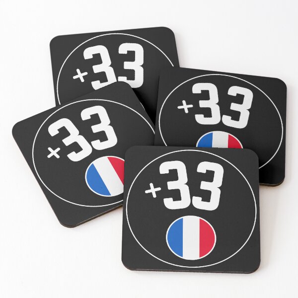 Item preview, FRANCE country code +33 logo badge designed and sold by LeddsoDello.