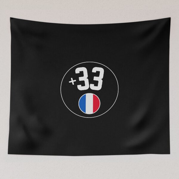 Item preview, FRANCE country code +33 logo badge designed and sold by LeddsoDello.