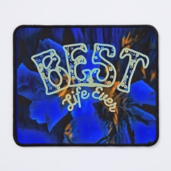 Item preview, Deep Tropical Sea Blue Bloom La mejor vida de todas designed and sold by IvaRenee.