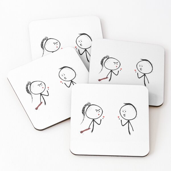 Item preview, 2 stickman in love designed and sold by bahiko.