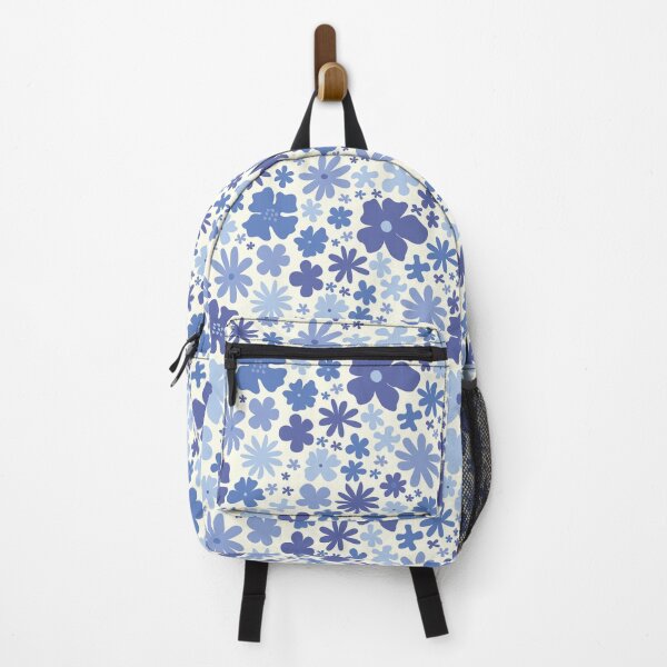 Item preview, FUN AND BRIGHT DREAMY FLORALS BLUE designed and sold by blomastudios.