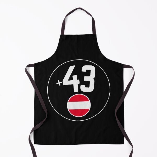 Item preview, AUSTRIA country code +43 logo badge designed and sold by LeddsoDello.