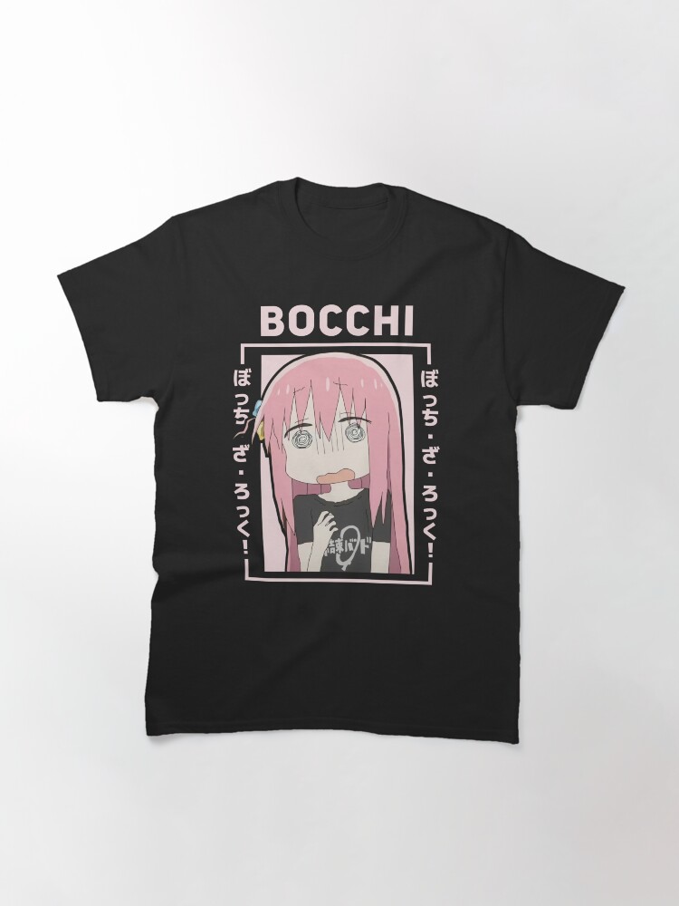Aperçu 3 sur 7. T-shirt classique avec l'œuvre Bocchi le rocher créée et vendue par Neelam789.