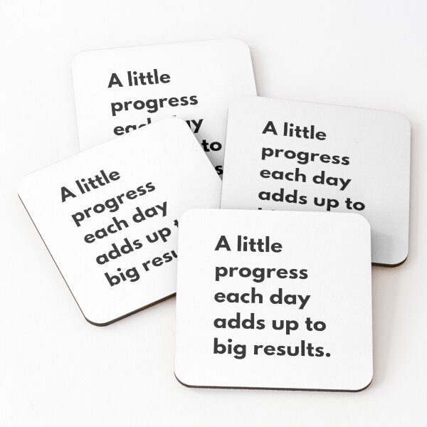 Item preview, Little Progress Big Results Motivational designed and sold by PseudoEnergy.