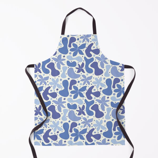 Item preview, MATISSE FLORAL ABSTRACT BLUE designed and sold by blomastudios.