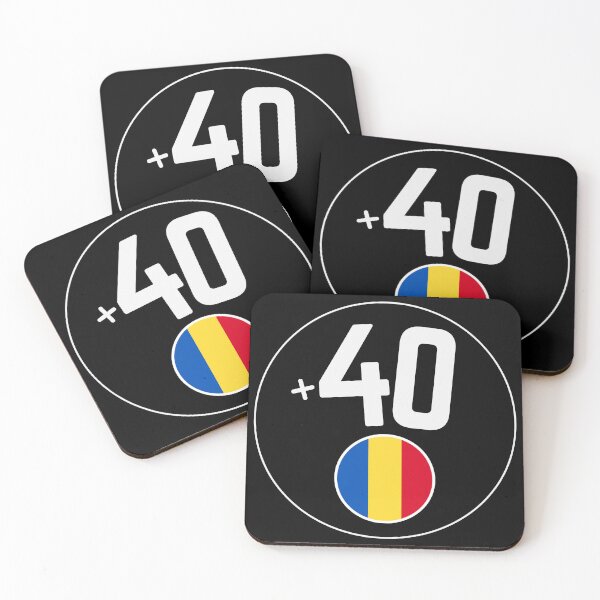 Item preview, ROMANIA country code +40 phone badge designed and sold by LeddsoDello.