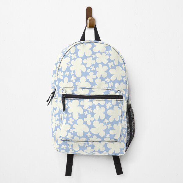 Item preview, BUBBLE MATISSE FLORALS CREAM AND BBLUE designed and sold by blomastudios.