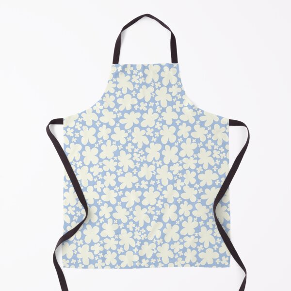 Item preview, BUBBLE MATISSE FLORALS CREAM AND BBLUE designed and sold by blomastudios.