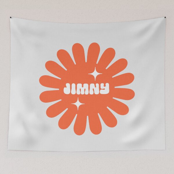 Item preview, Jimny Abstract Flower | Y2K Retro Sticker designed and sold by stoicjimny.
