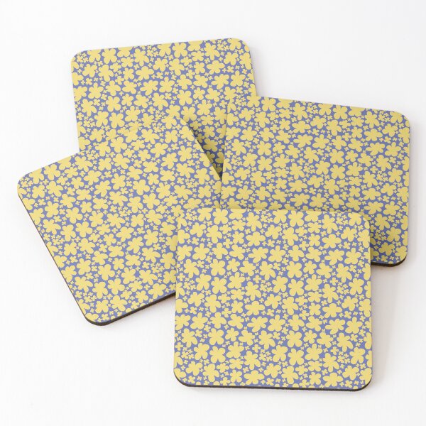 Item preview, BUBBLE MATISSE FLORALS YELLOW AND BLUE designed and sold by blomastudios.