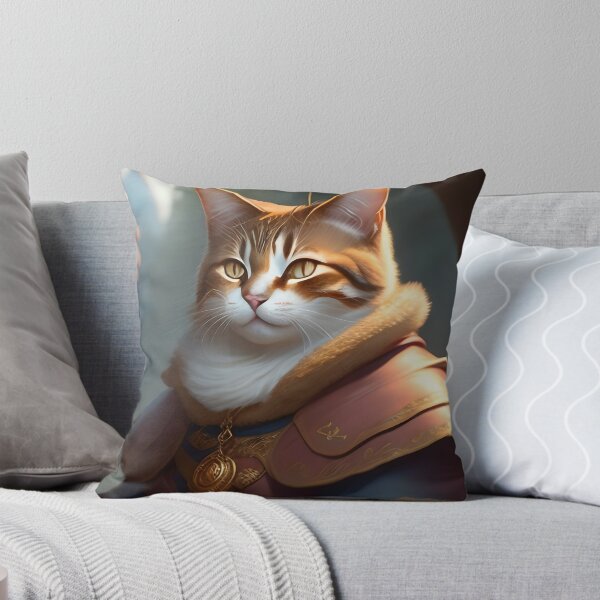Item preview, Cat in Armor - Modern Digital Art designed and sold by Ai-michiart.