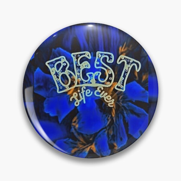 Item preview, Deep Tropical Sea Blue Bloom La mejor vida de todas designed and sold by IvaRenee.