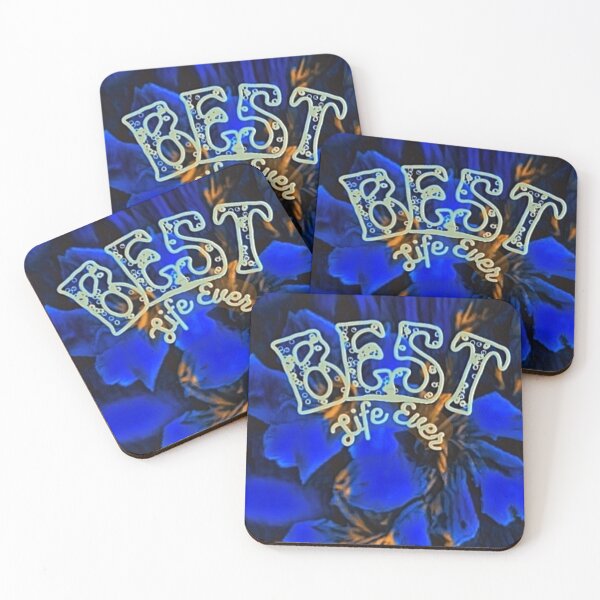 Item preview, Deep Tropical Sea Blue Bloom La mejor vida de todas designed and sold by IvaRenee.