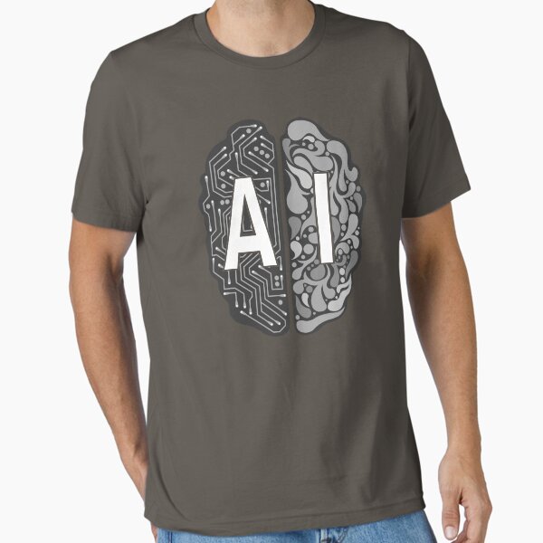 Vista previa del artículo con la obra «IA – Inteligencia artificial», diseñado y vendido por coderman.