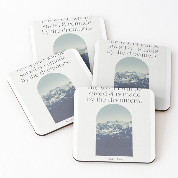 Item preview, "The world will be saved and remade by the dreamers" SJM designed and sold by ThreePalmsDesignCo..