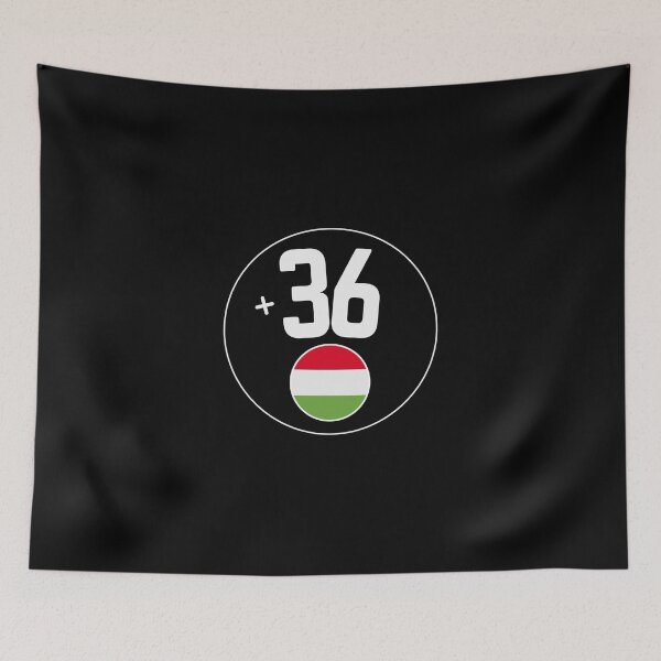 Item preview, HUNGARY country code Magyar +36 badge designed and sold by LeddsoDello.