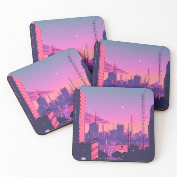 Item preview, Vaporwave City Glow designed and sold by trajeado14.