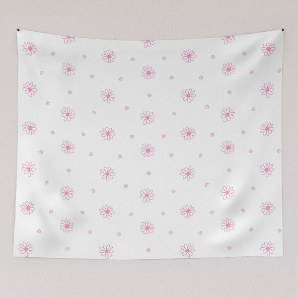 Item preview, WHITE AND PINK FLORAL MEADOW designed and sold by blomastudios.