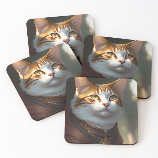 Item preview, Cat in Armor - Modern Digital Art designed and sold by Ai-michiart.